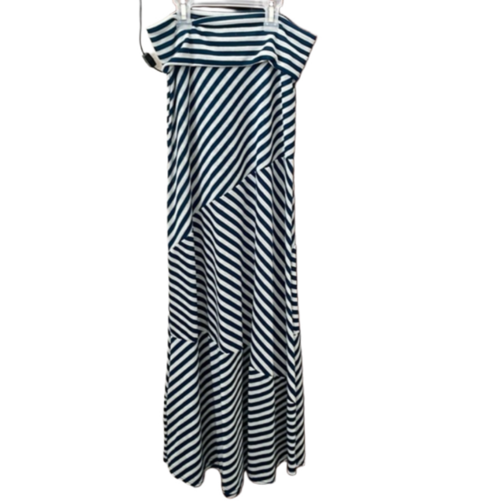 Striped maxi skirt